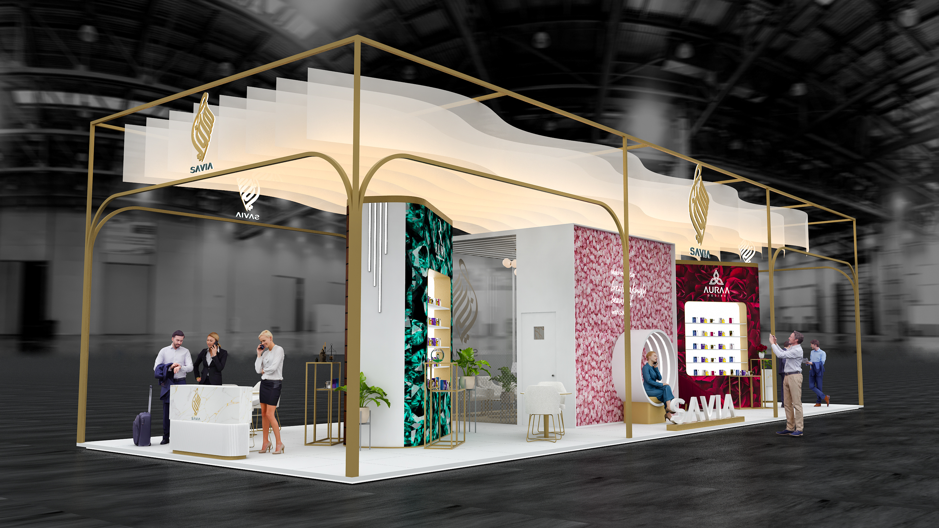 Design concept for exhibition stand - SAVIA-0