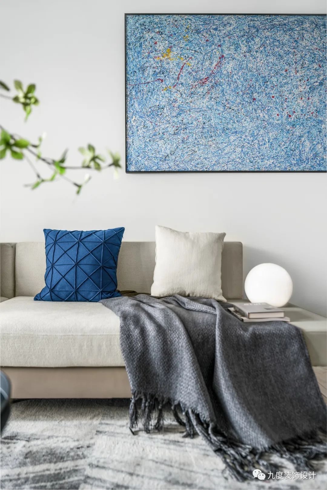 中海·锦江城 KAWS 风格样板间 | 摩登蓝色世界-15