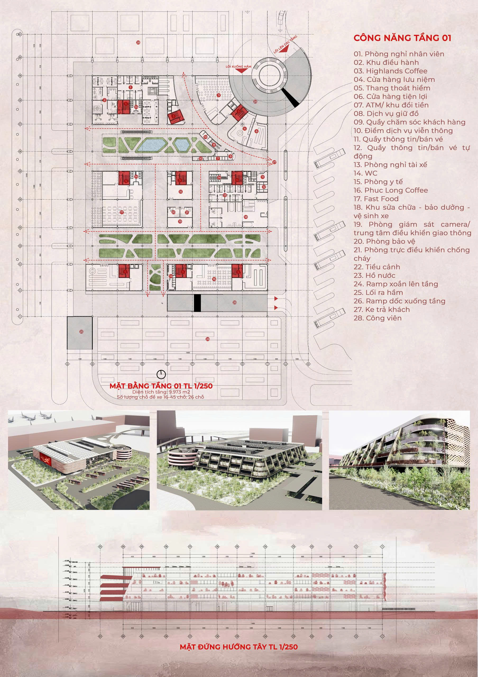 NHÀ ĐỂ XE SÂN BAY TÂN SƠN NHẤT ( GA T1)-7