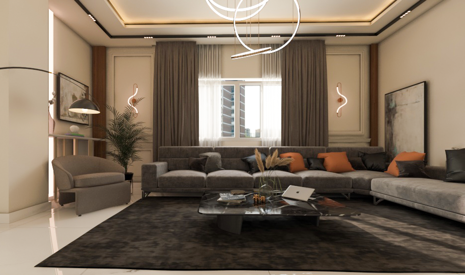 neaclassic living area design-0