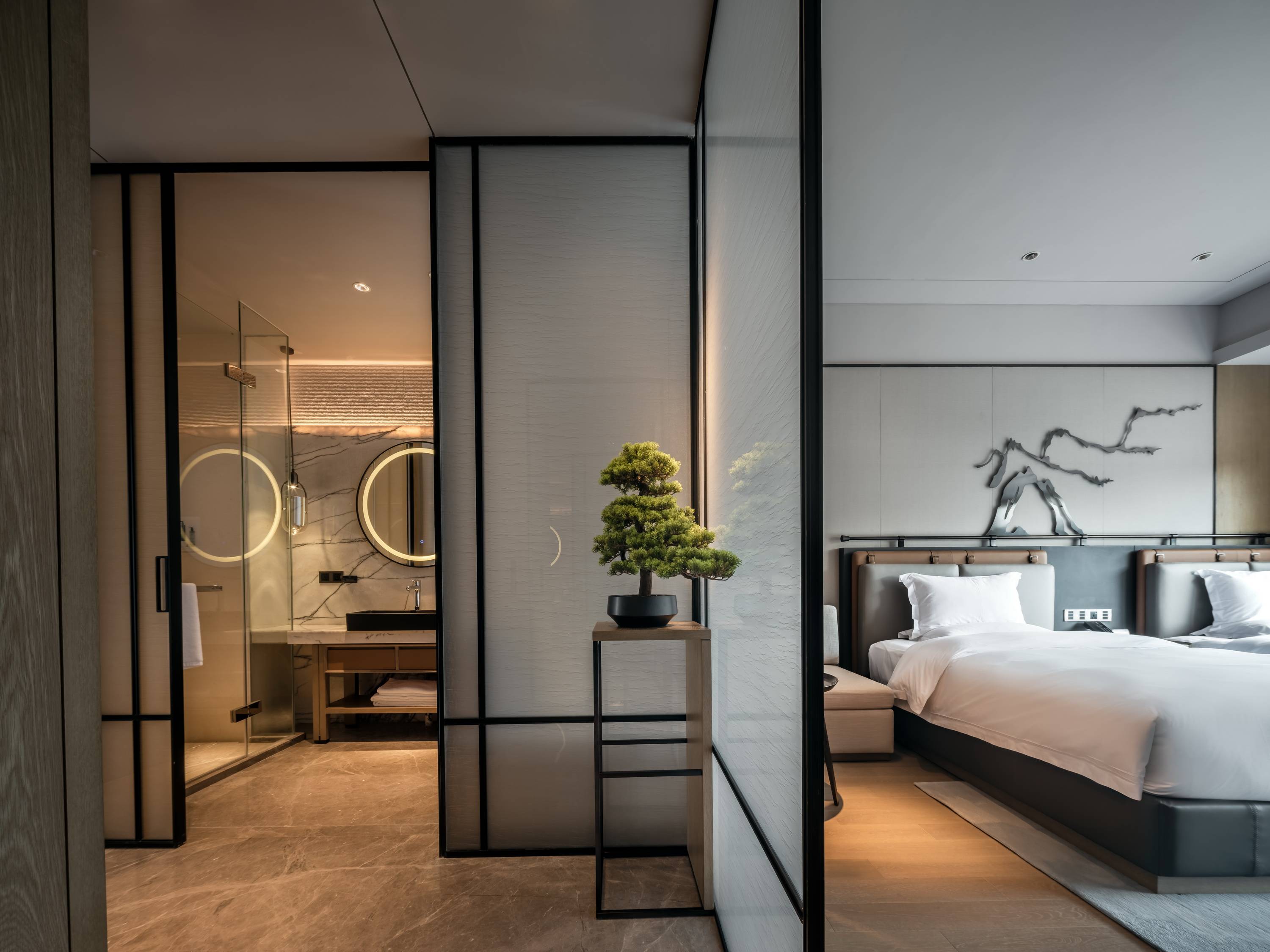 悦境龙仕翔轻奢酒店丨中国台州丨汇格设计-36