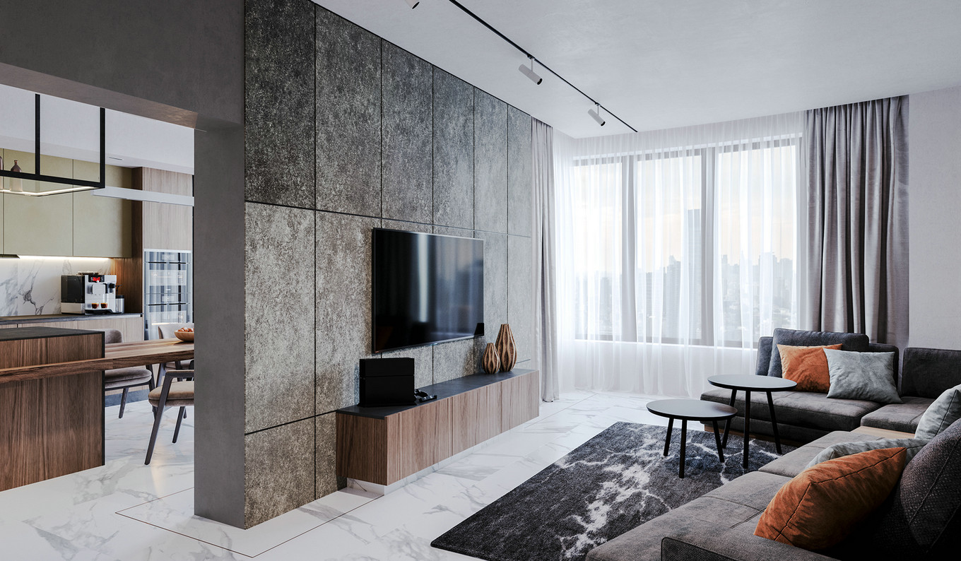 简约风家居设计,低调奢华感-2