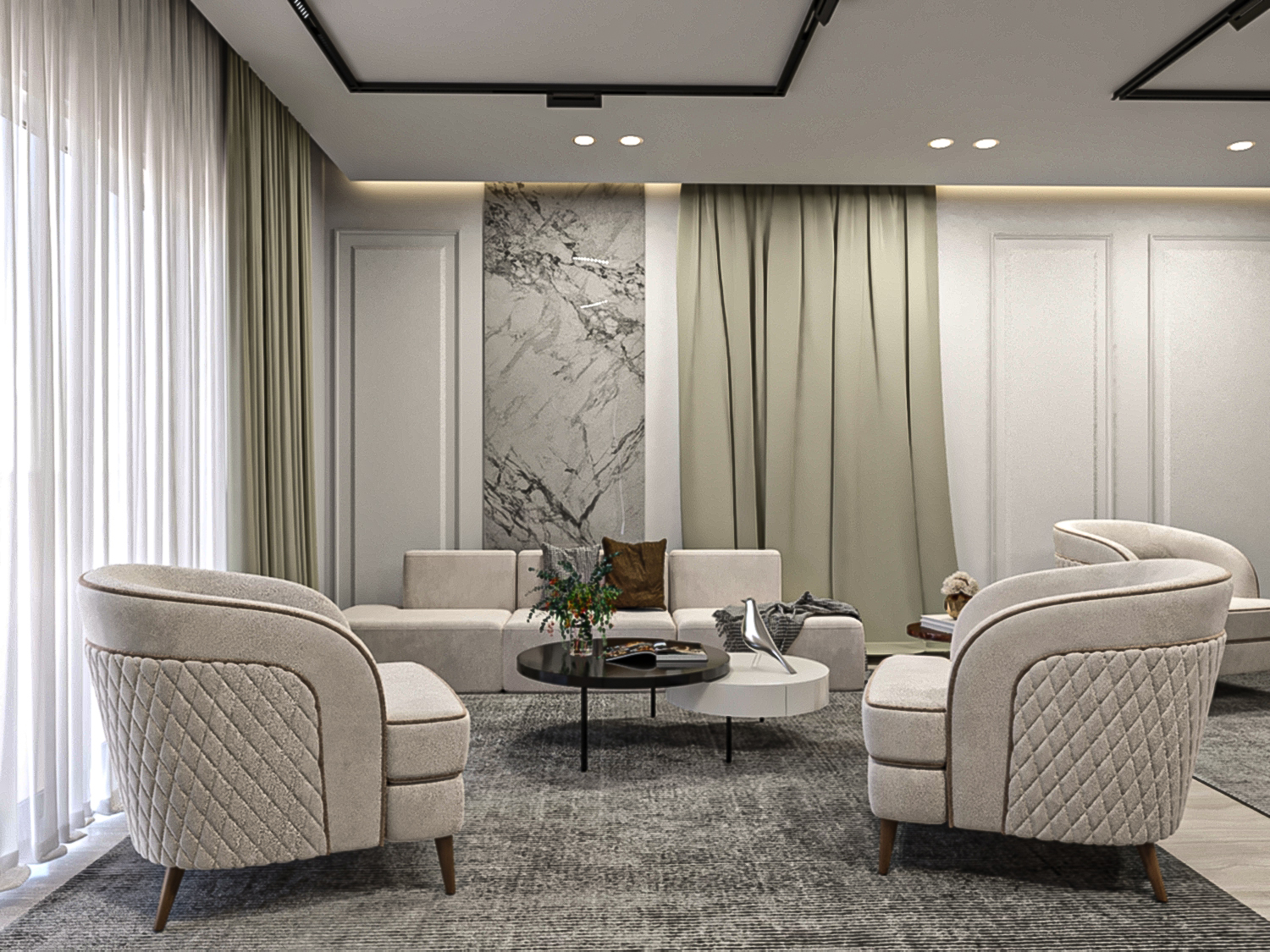 Villa Interior Design (Katameya Gardens New Cairo)-10