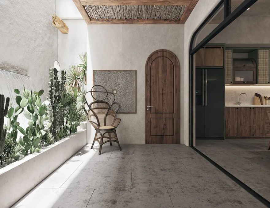 越南胡志明市质朴游牧风民宿设计-62