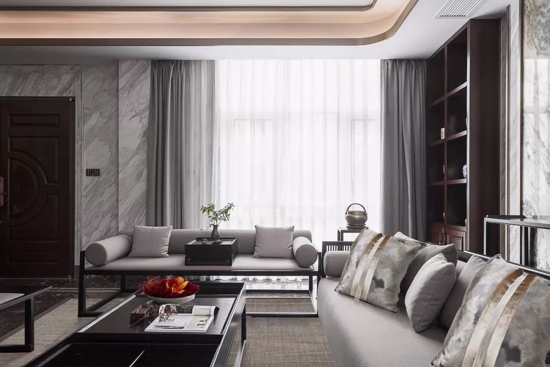 绍兴翡翠园 400㎡中式空间,古韵石韵共融,打造品质生活-21