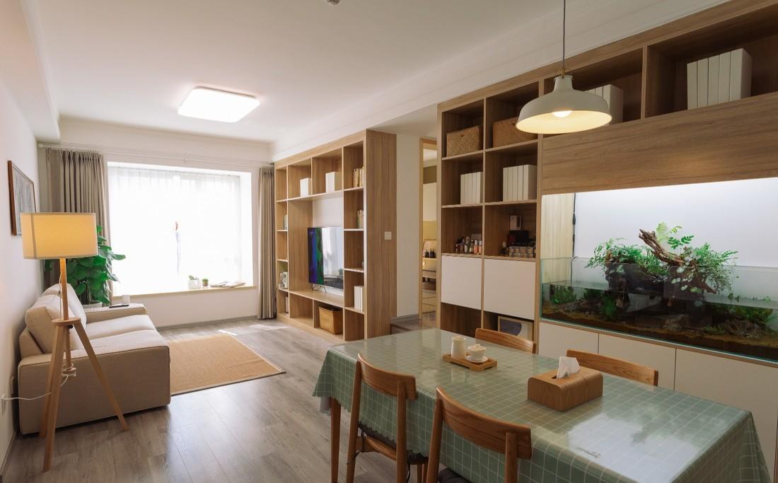 李大脓丨平层住宅低预算改造 | 中式禅意风-14