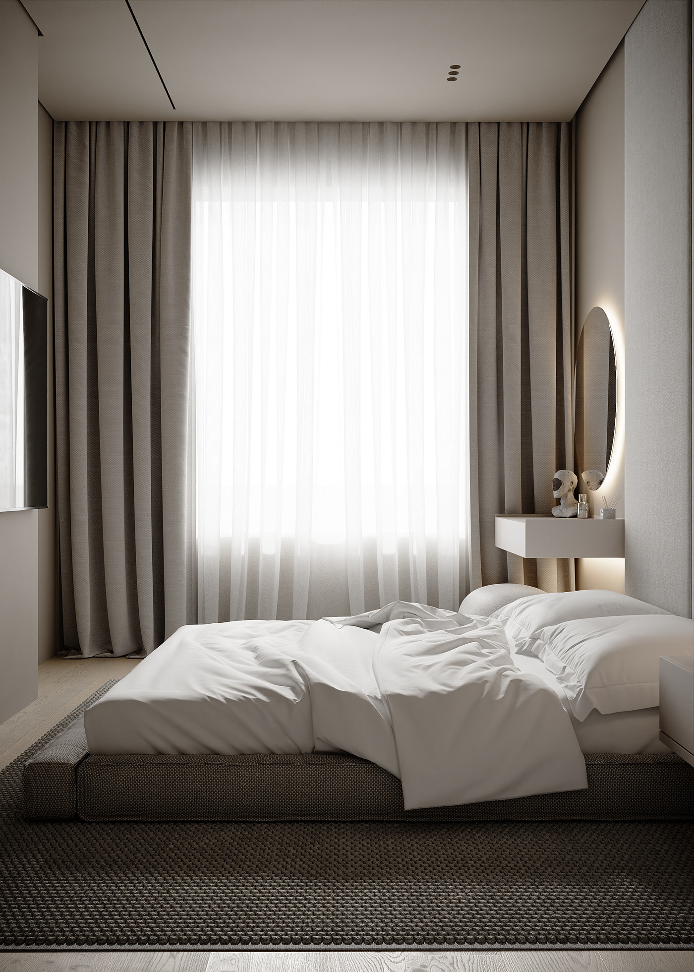 69.5㎡小空间公寓设计 既简约又优雅-12