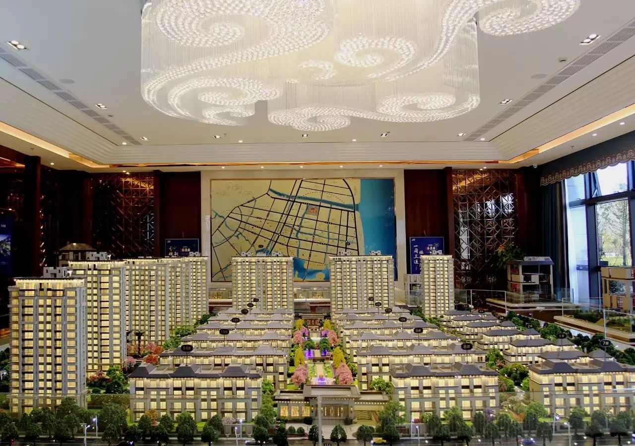 《DARRY作品》传统东方元素与现代元素的对比融合，乐清府售楼中心-11