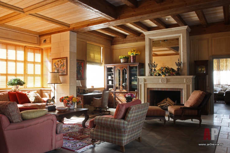 具有迷人乡村风格的住宅室内设计-9