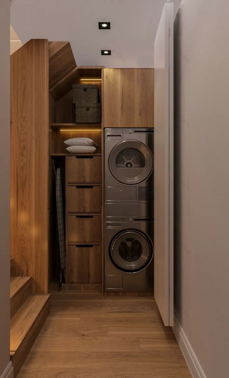 160㎡现代住宅,大气而雅的生活居所!-17