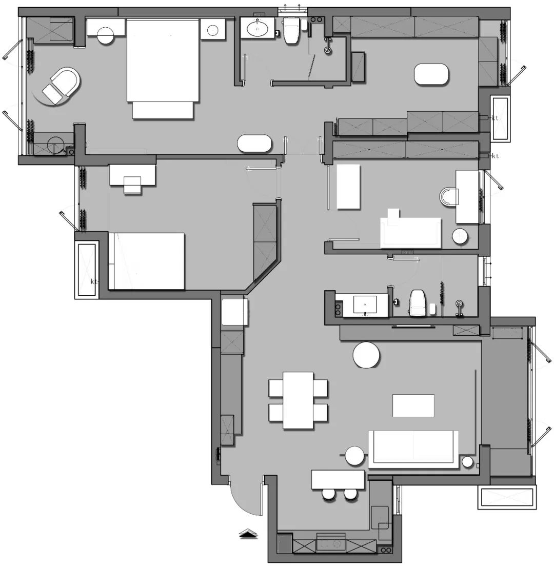 黑白灰简约风,跃进家园的现代生活美学-31