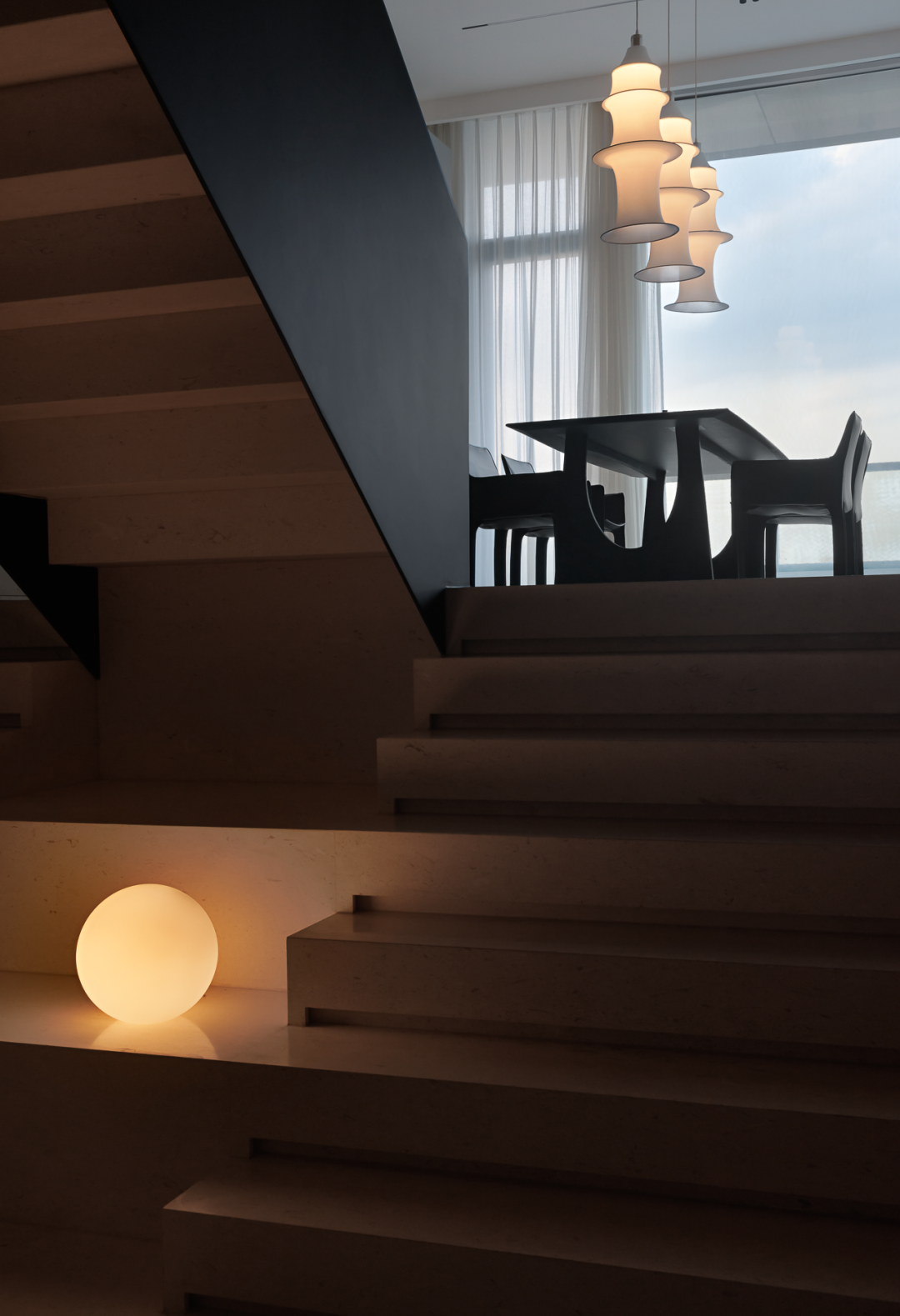 宁波君湾中心228㎡复式楼丨中国宁波丨中赫空间建筑设计-21