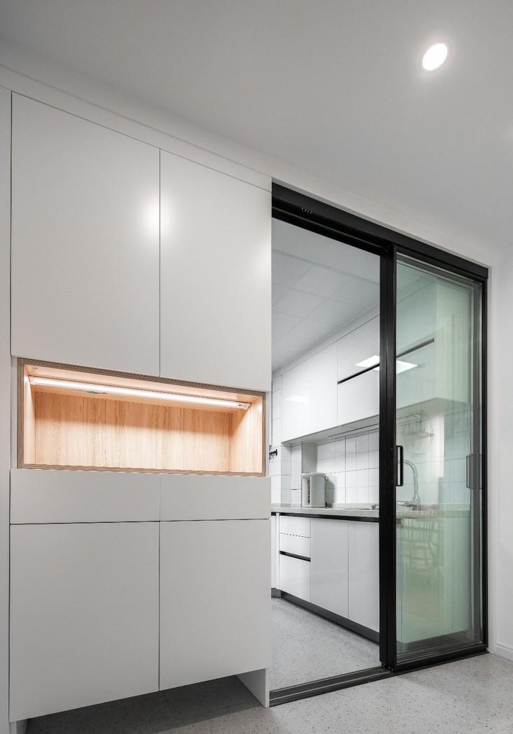 青橙设计 · 温暖简约的平层之家-23