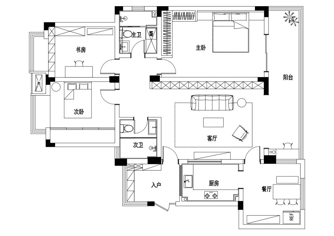 成都甜蜜婚房设计丨中国成都丨成都拾光悠然设计-10