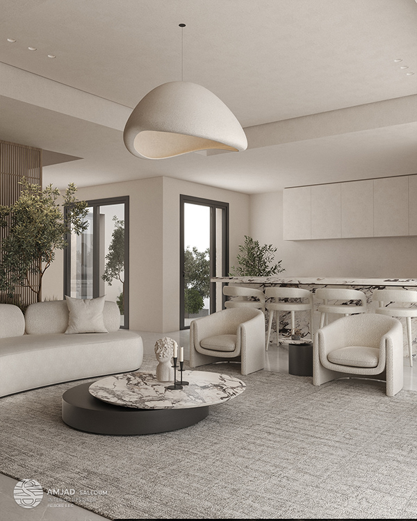 简约客厅室内设计丨阿联酋迪拜丨Creiatv Desractor 团队-13