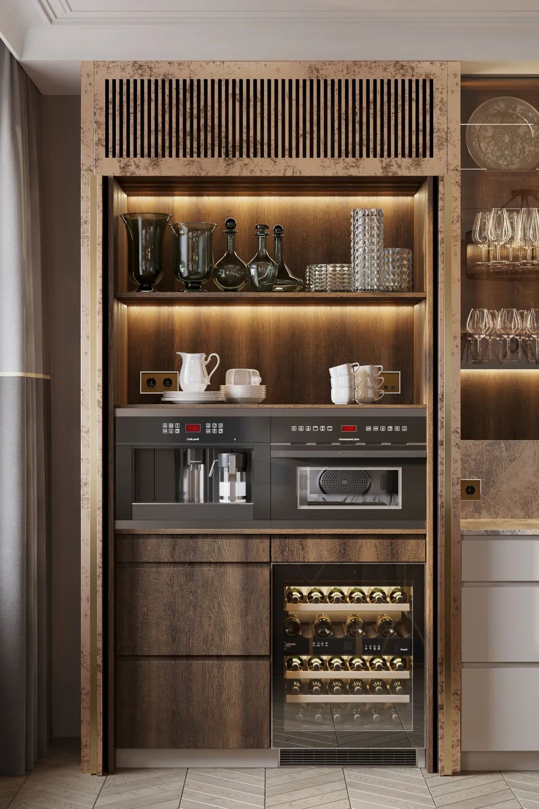 俄罗斯莫斯科 192·4㎡私人豪宅设计丨Julia Design-22