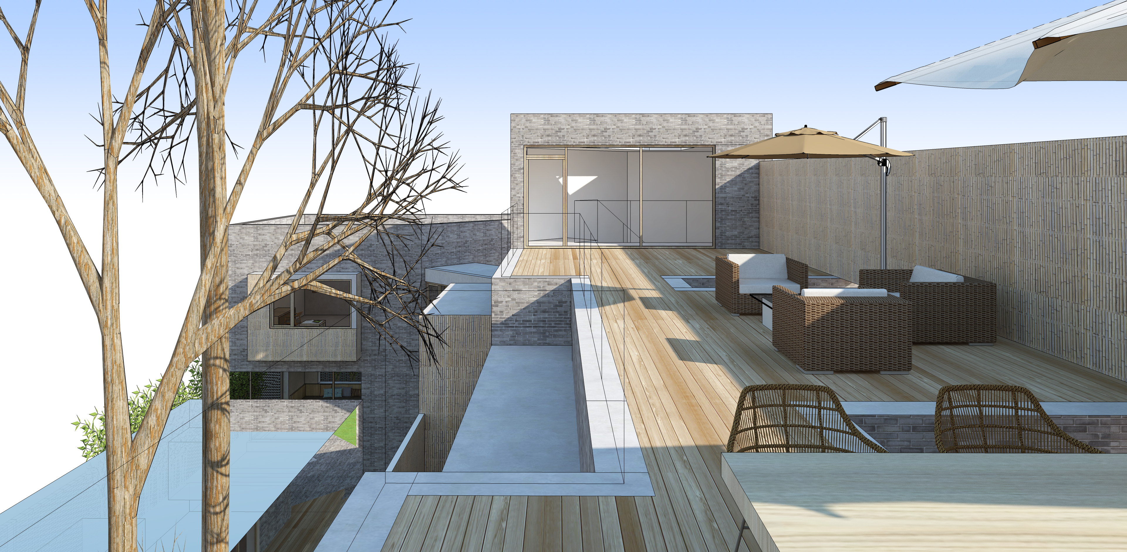 青砖与竹民宿设计丨中国北京-7