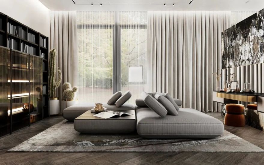 637㎡现代奢华大宅丨俄罗斯莫斯科丨PROSVIRIN DESIGN 团队-0