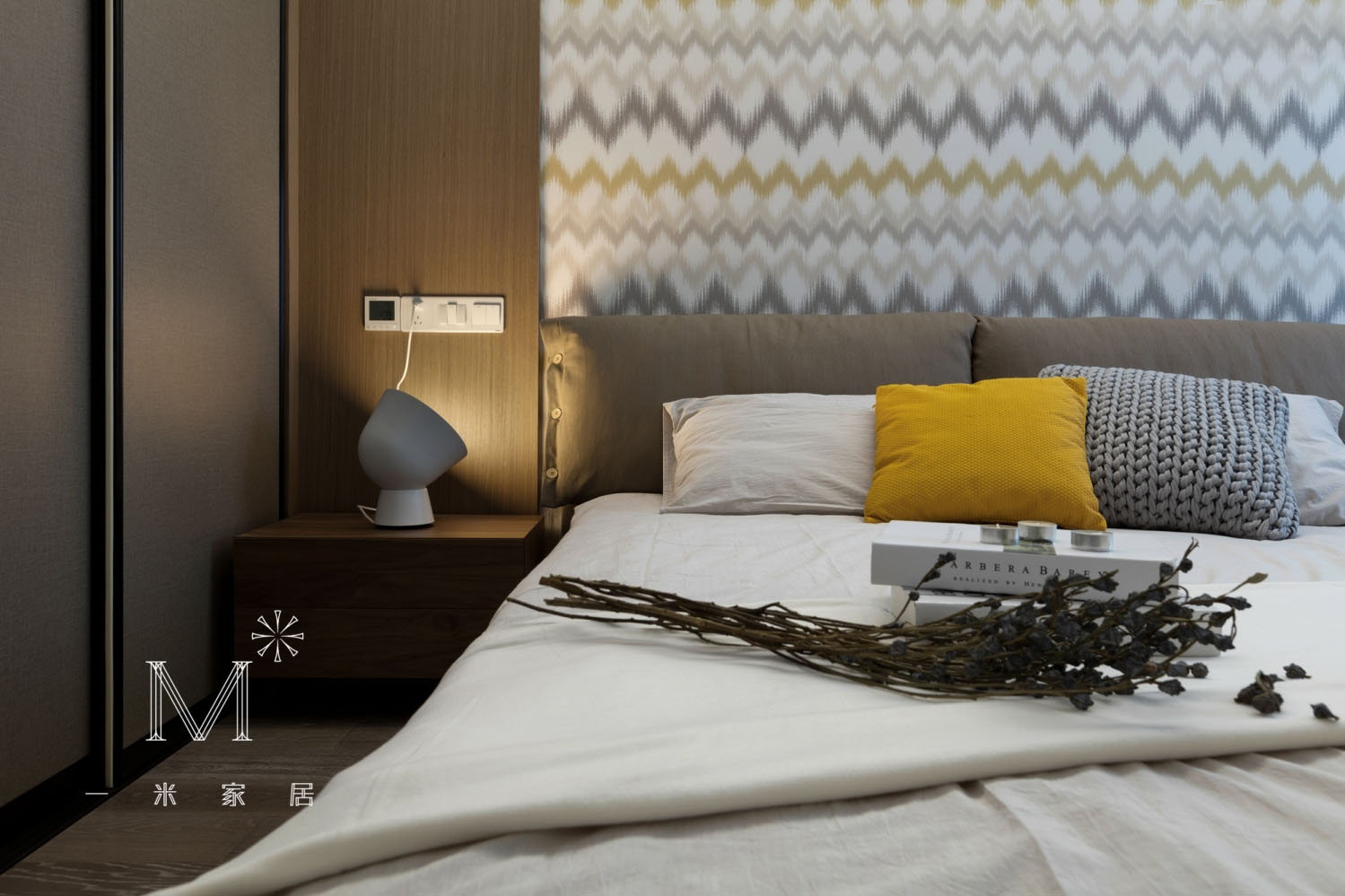 【一米家居】 ◣ 年 轮 ◥ 115m2 现代风-36