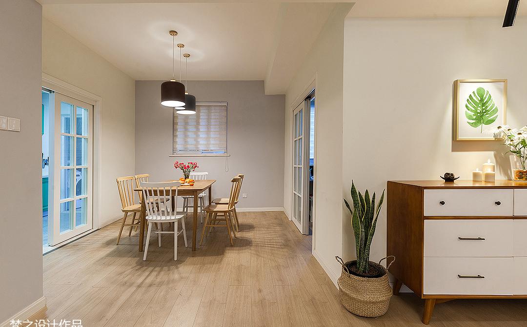 梵之设计丨平层丨悠悠的彩虹之家-23