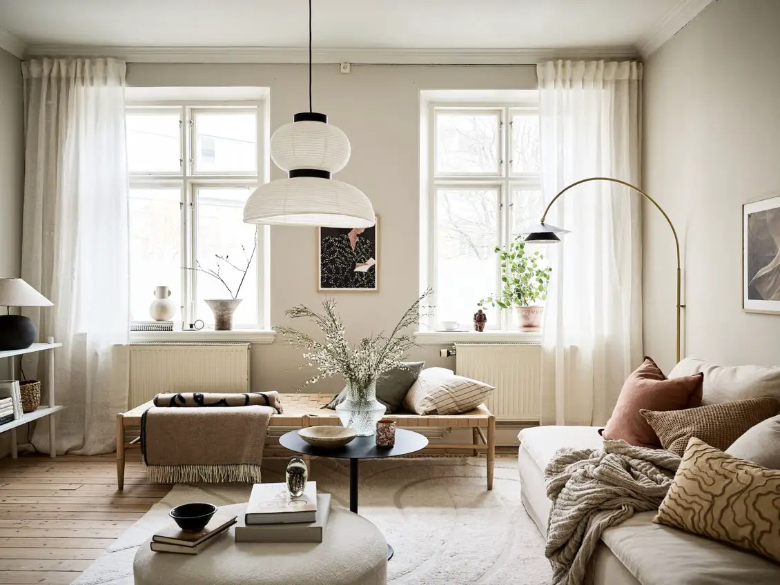 古典温馨的 50m2 斯堪的纳维亚风格公寓-3