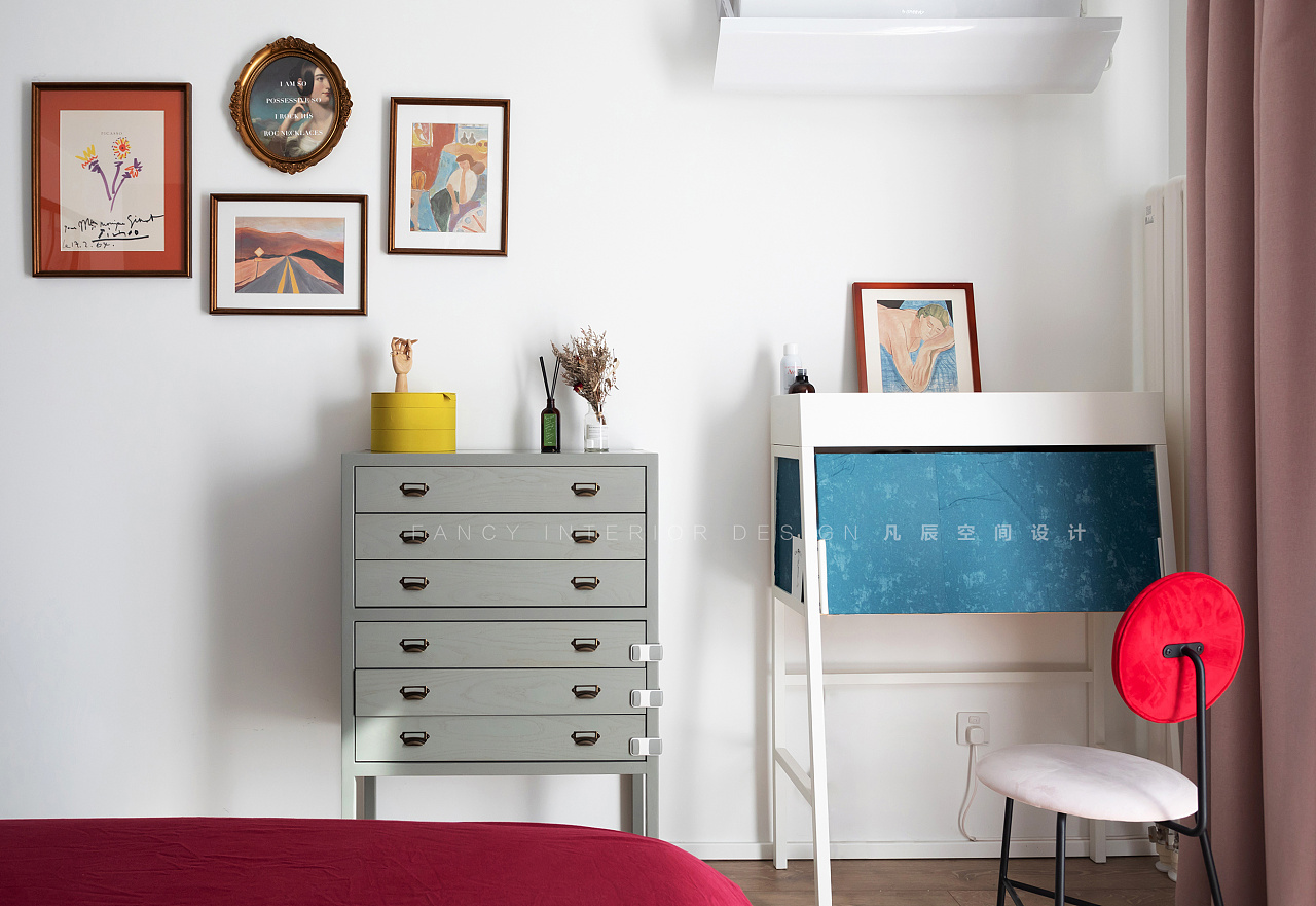 128 平北京现代家居,摩登撞色诠释辣妈生活-43