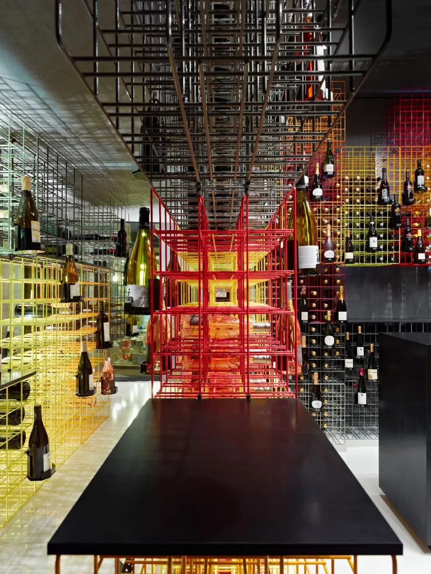 德国现代葡萄酒商店,"网格"创新展示方式-18