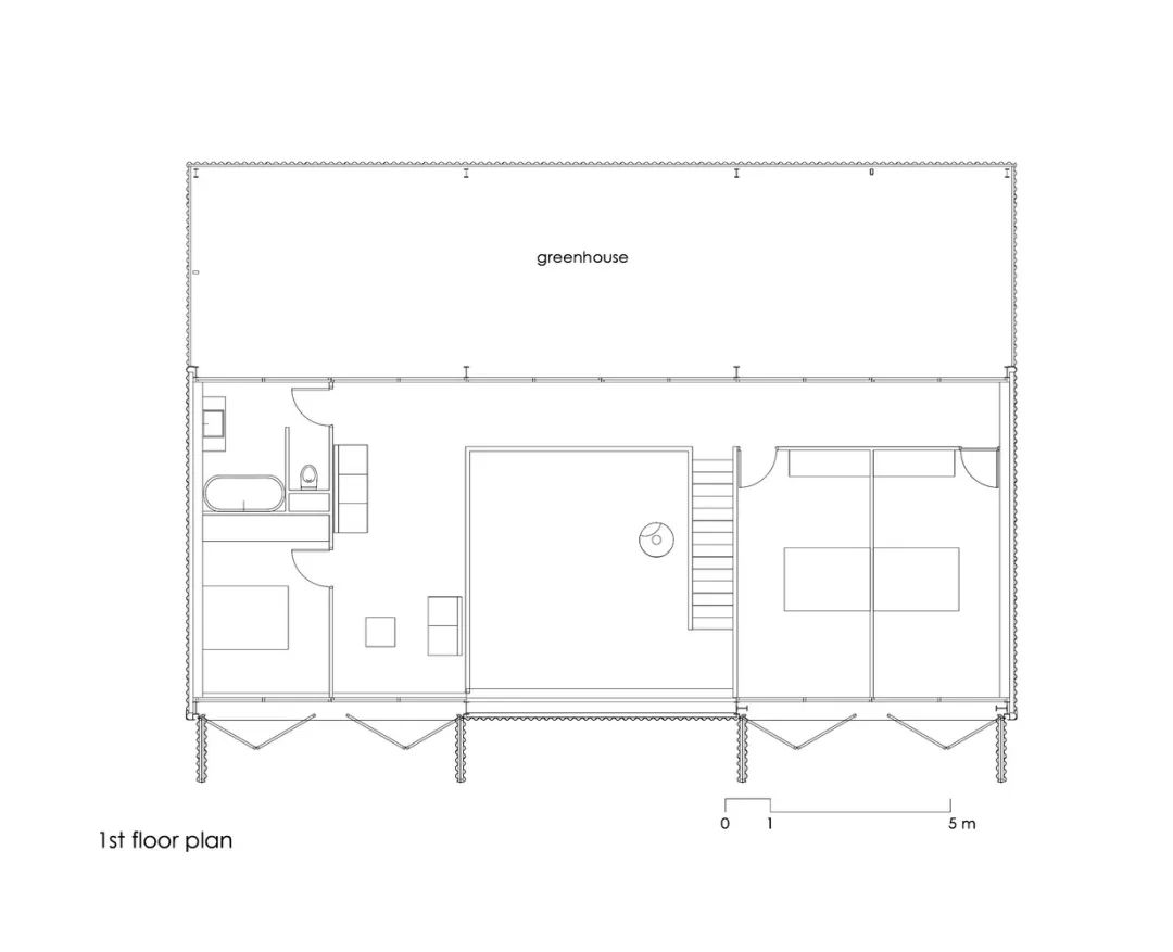 328m²钢构温室住宅-14