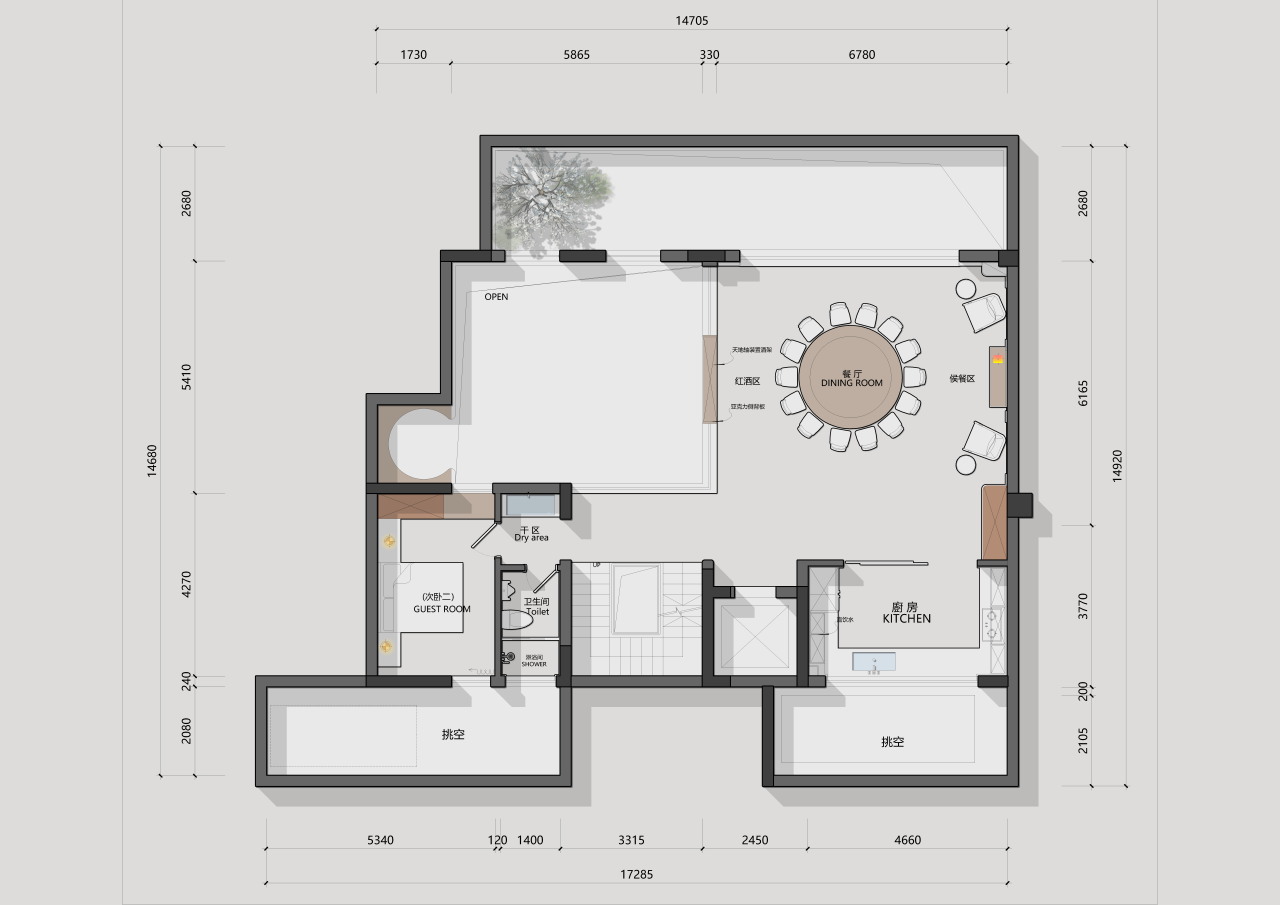 重庆天湖岛私宅丨中国重庆丨重庆搭某空间设计-57