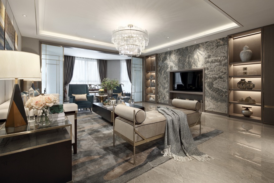 筑研设计--洛阳翡翠庄园样板间-12