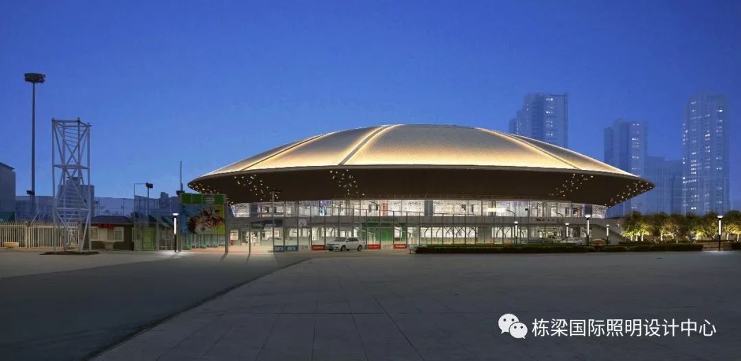 天津奥体中心夜景照明升级 | 水滴银辉,盛世同心-17