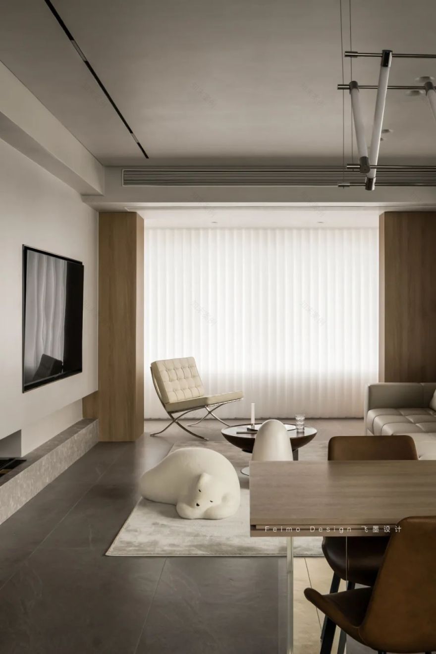 合肥 133㎡现代风家居设计丨中国合肥丨飞墨设计组-18