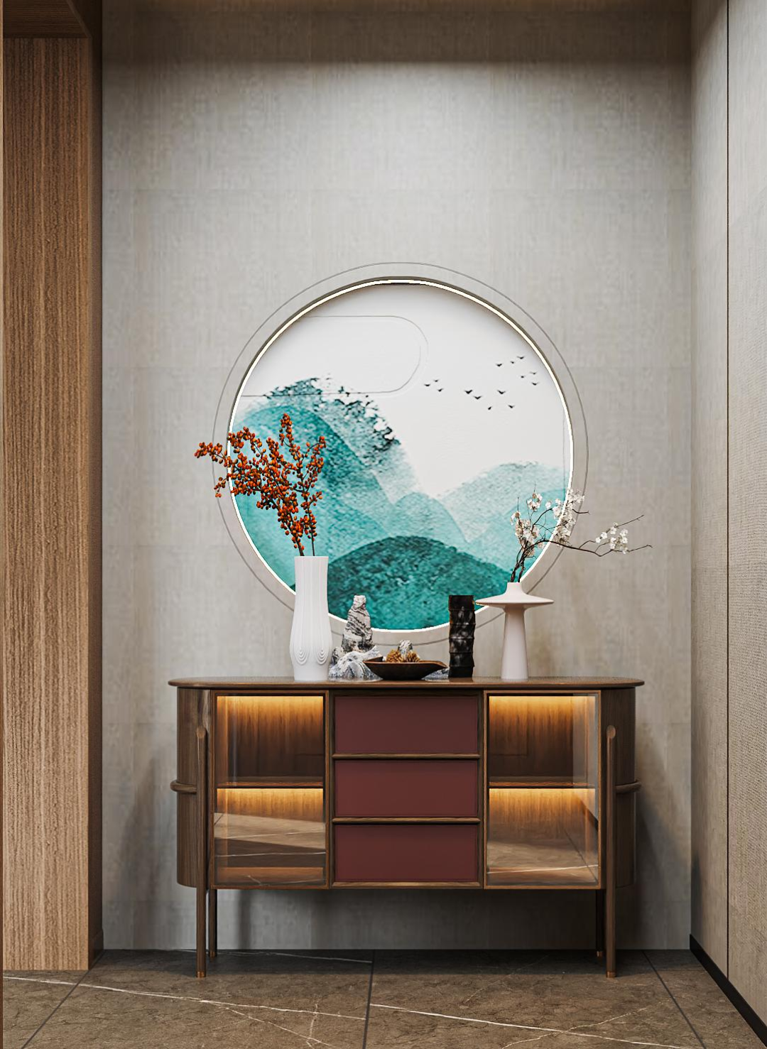 西安紫薇田园都市F区新中式风家居设计丨中国西安丨西安·大小空间设计-12