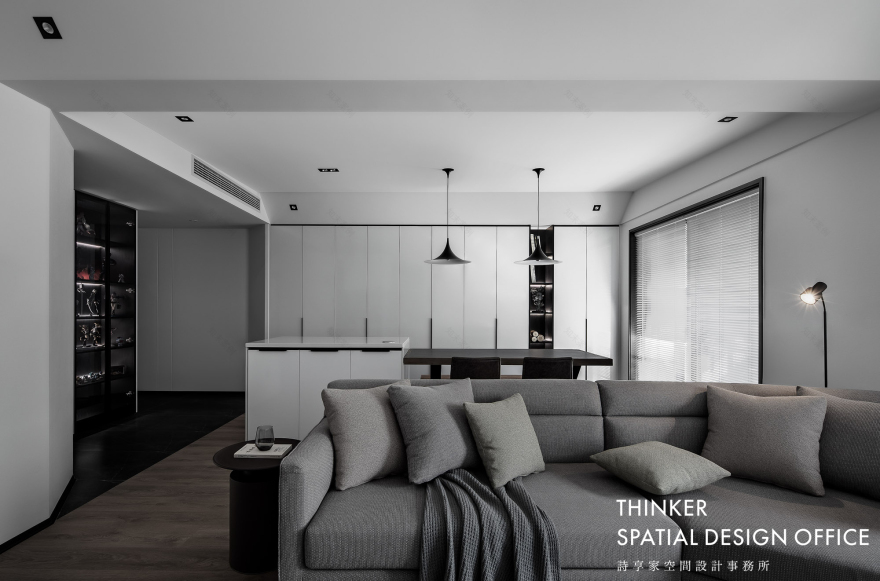 慕白|115㎡的一居室,两人一猫的小美好-55