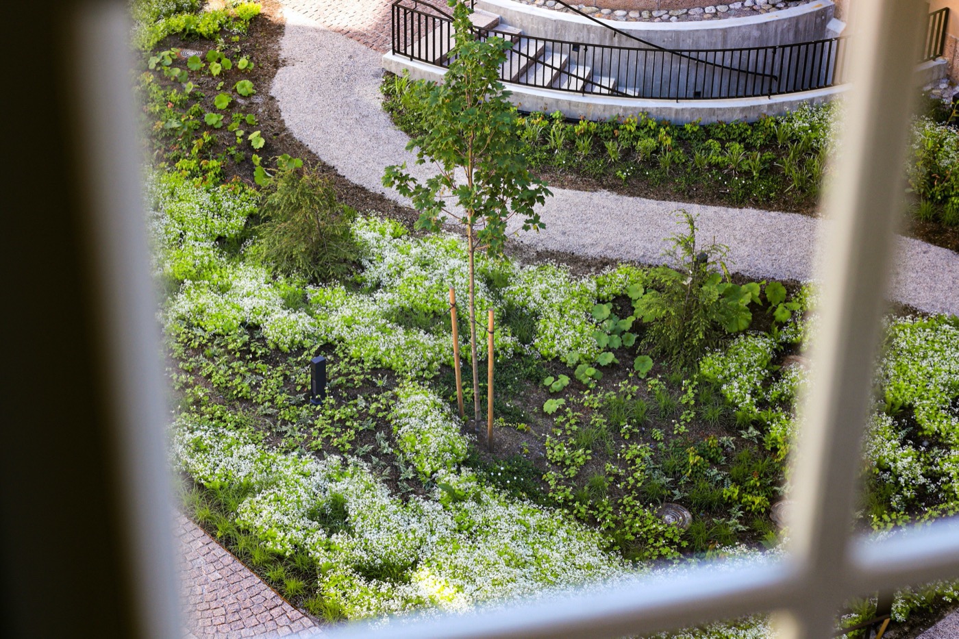 Scandic Grand Central Helsinki Courtyard | 绿色秘境酒店庭院设计-5