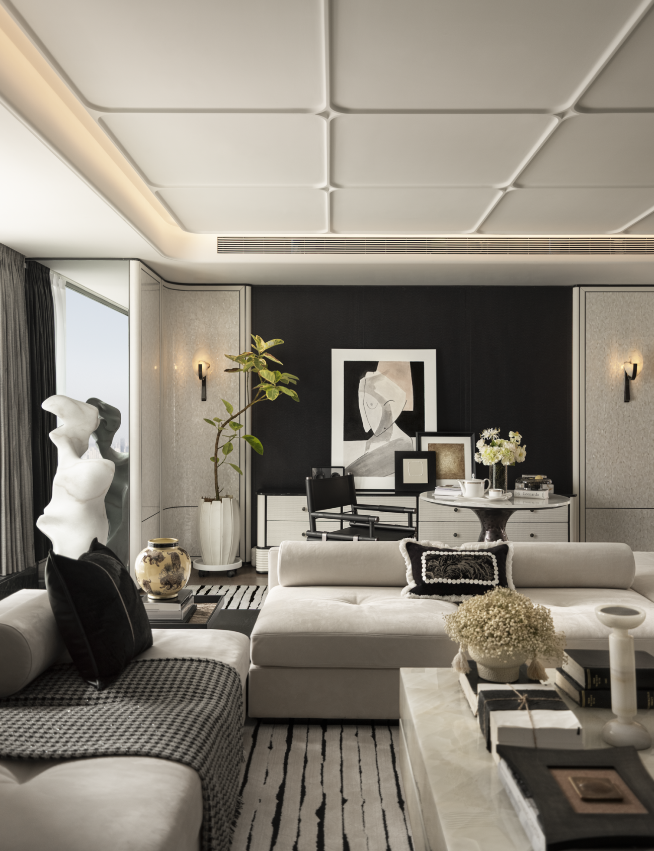 华润置地武汉瑞府266㎡样板间丨中国武汉丨硬装LYZD李益中设计,软装RSD赛瑞迪普-5