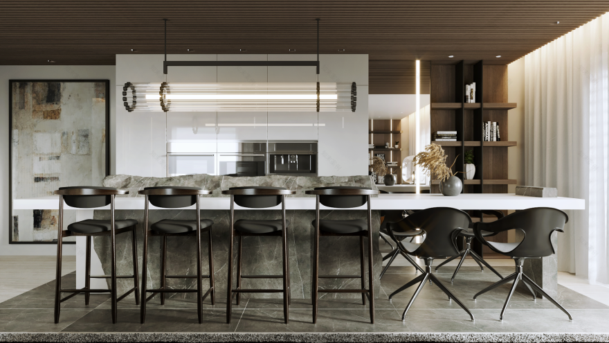 湖景小区中的别墅丨埃及开罗丨Amany Atef-101