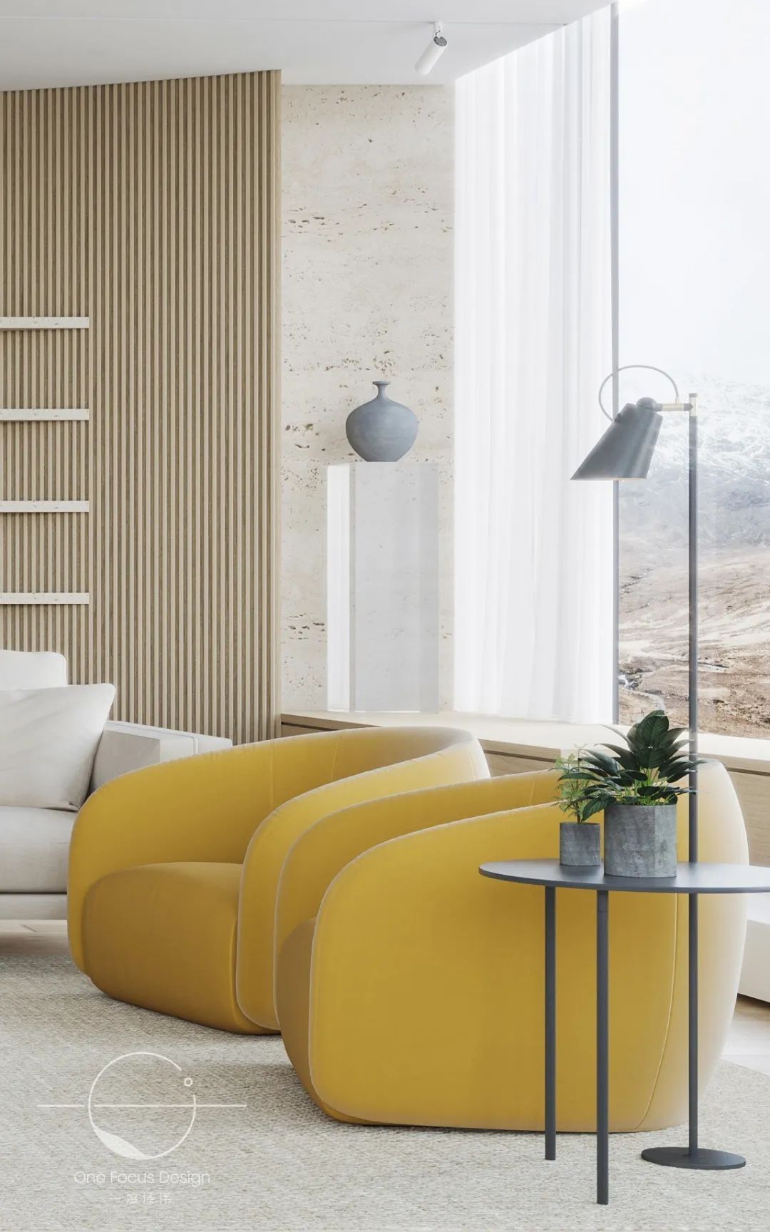 暖阳轻洒，静享阅读时光——深圳深业中城 285 平米现代宜居空间-3