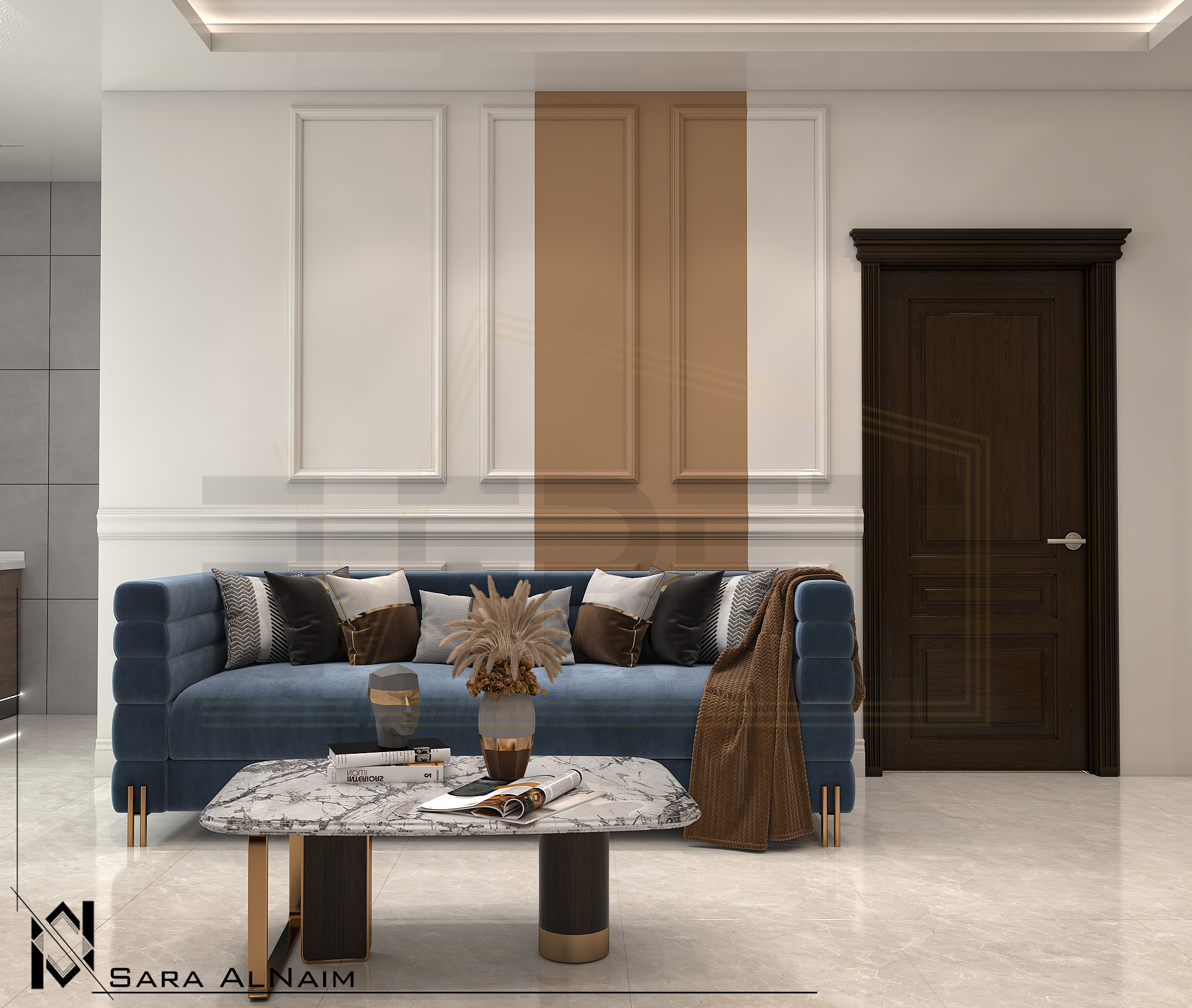 TV Wall with Living Room-2