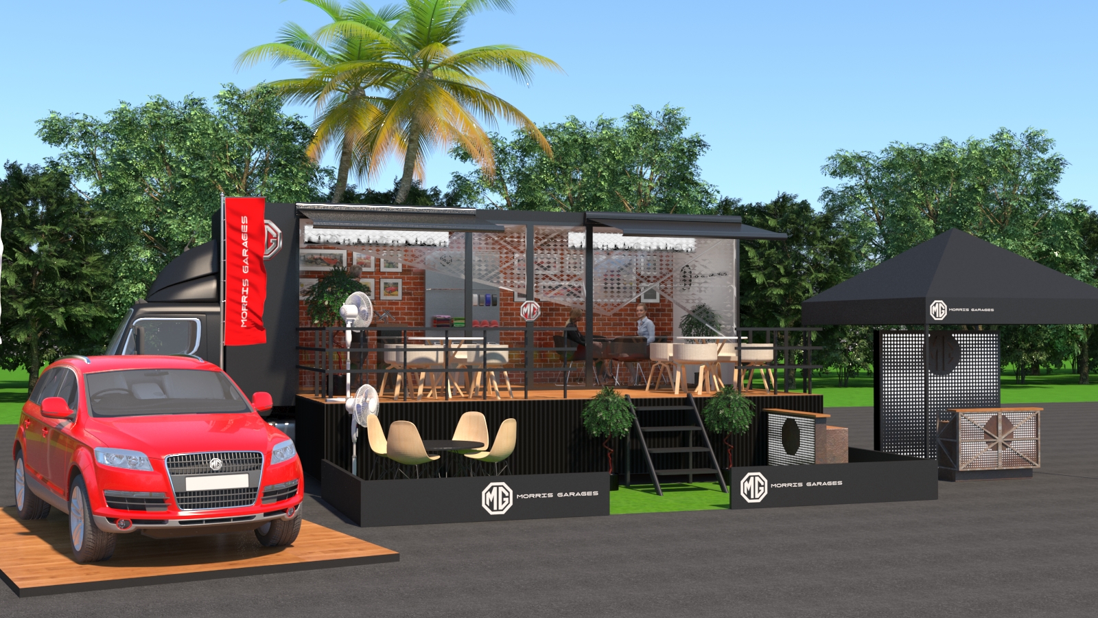 MG Hector Truck Activation-0