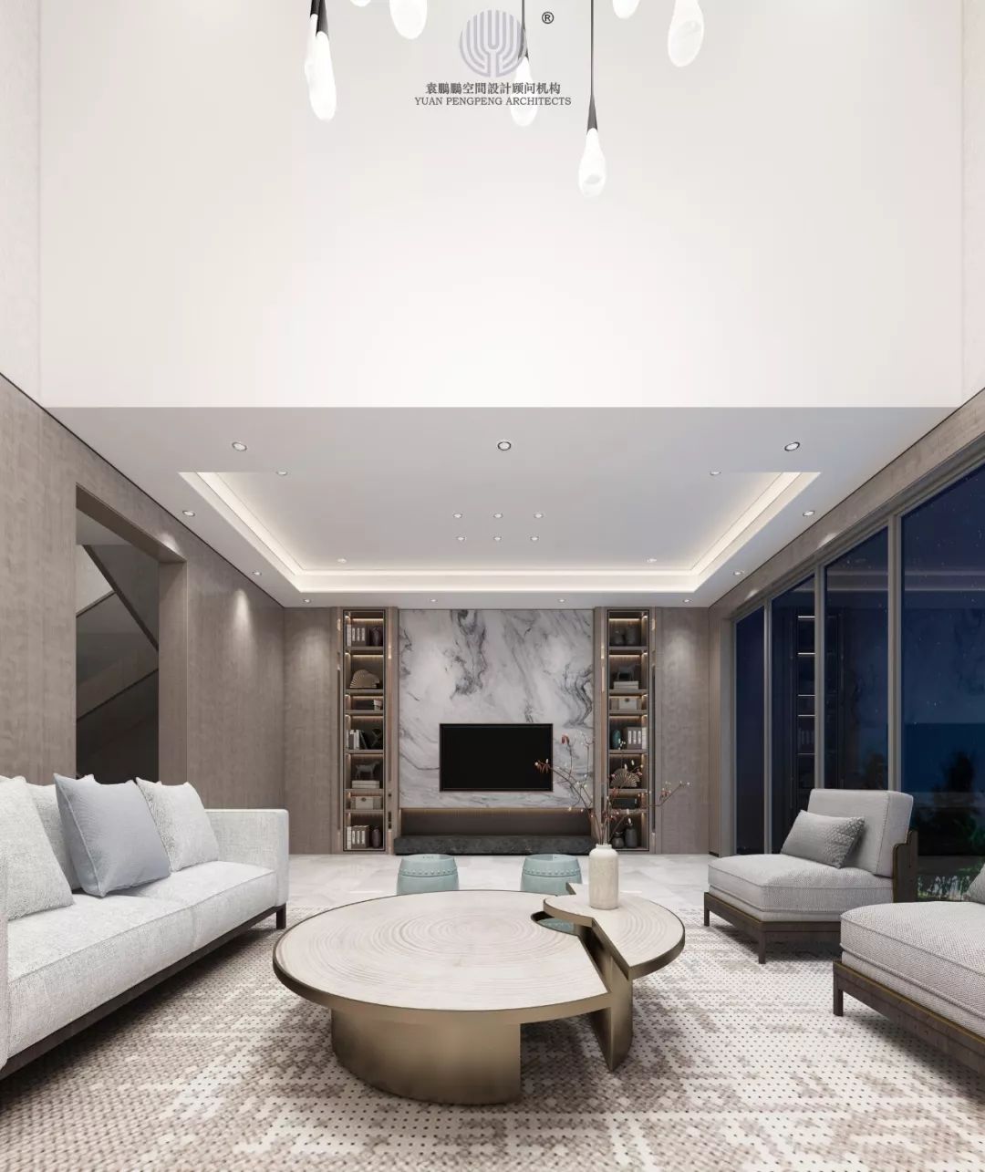 广东东莞星岸别墅样板间 | “看·山”的境界-47