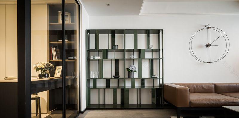 上海129㎡舒适台式风家居,三代同堂的简洁收纳设计-17