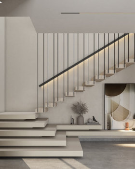 GFMinimalism Style 别墅一层设计丨AB18 Office