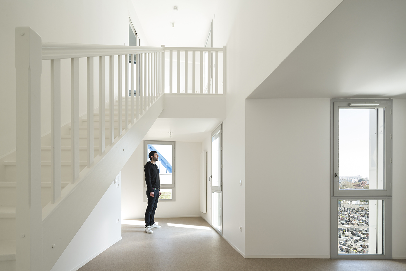 巴黎“蓝色屋顶”木结构住宅楼-21