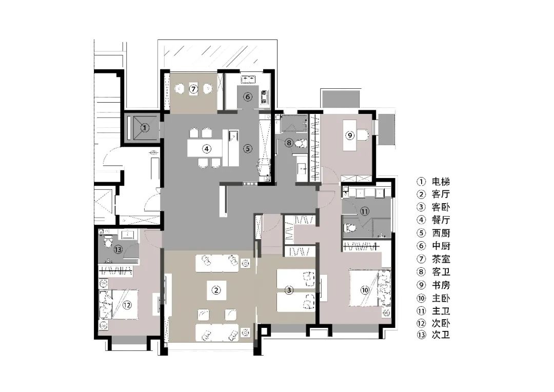 烟台万光·中华城样板间丨中国烟台丨烟台市中天装饰设计有限公司-42
