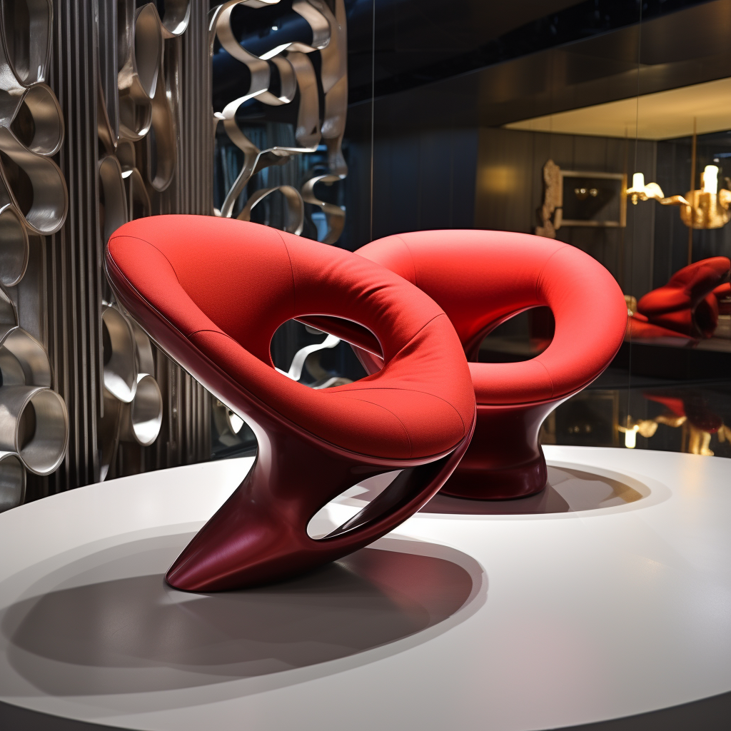 红色异形椅子-16