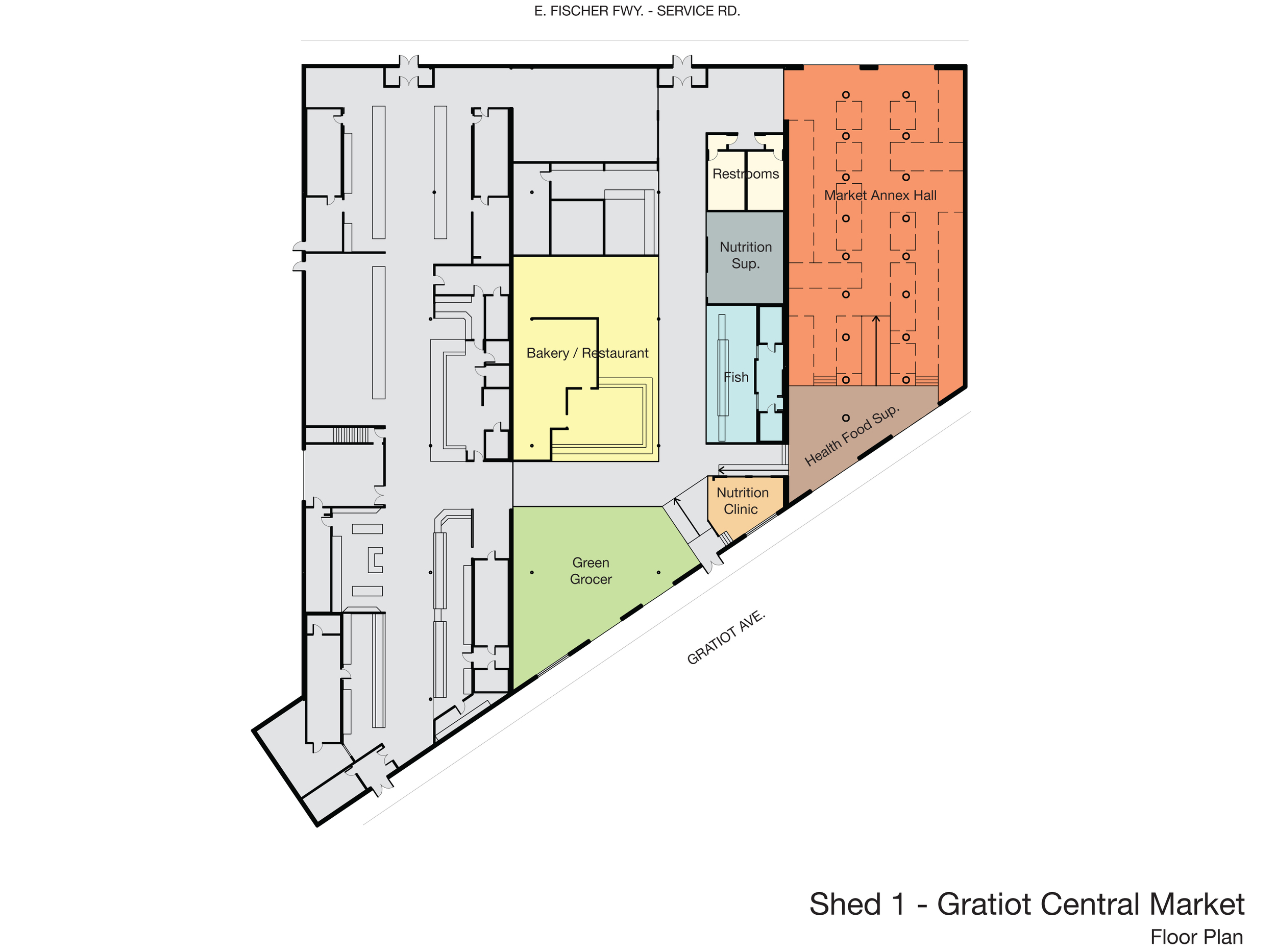 底特律东部美食文化区扩建项目丨美国底特律-7