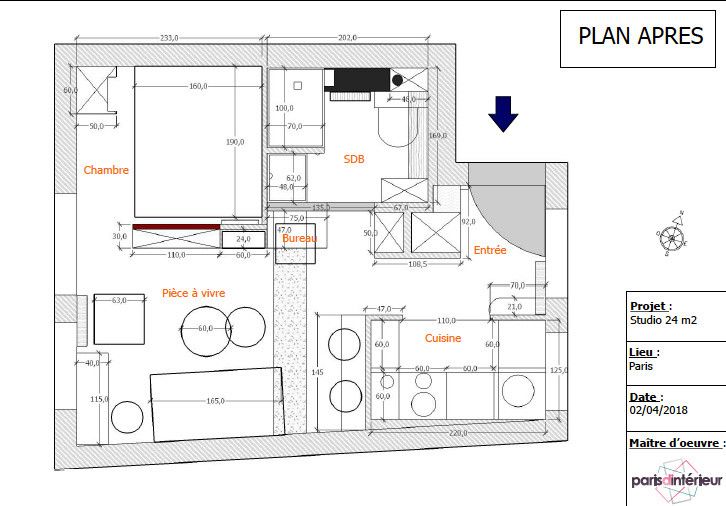 24㎡蜗居变巴黎时尚小公寓，设计师如何做到的？-112