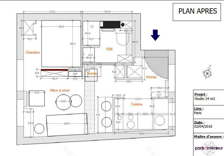 24㎡蜗居变巴黎时尚小公寓,设计师如何做到的?-112