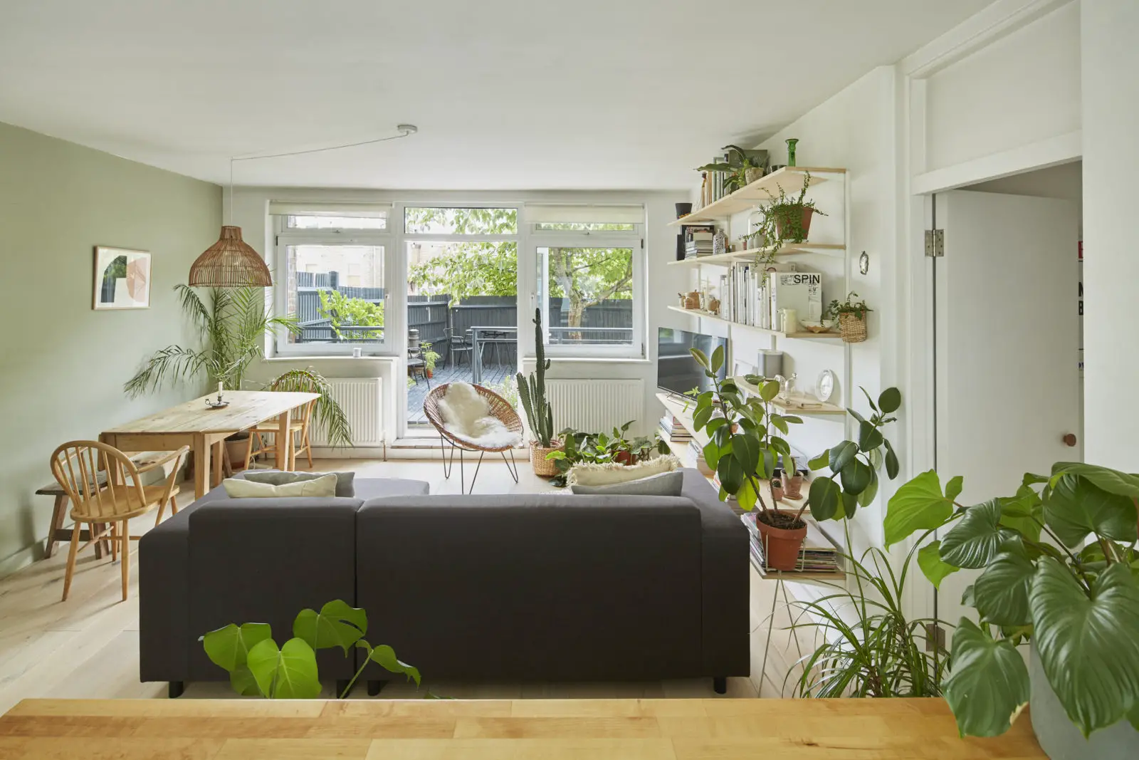 伦敦南部自然风公寓 | 开放式厨房，私人绿意花园-1